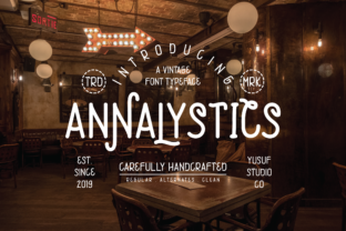 Annalystics: A Premium Script Font for Your Brand Identity