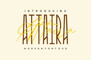 Attaira Duo: A Beautiful Font Pair for Editorial Design