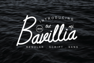 Bavillia Font: A Vintage Script for Modern Craft Projects