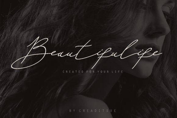 Beautifulife: A Handmade Script Font for Editorial Design