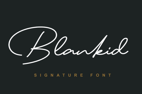 Blankid: A Typeface for Editorial Elegance