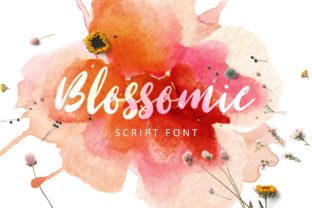 Blossomie: A Beautiful Script Font for Creative Makers