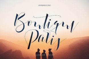 Boutique Paris Font: A Modern Script for Bold Web Design