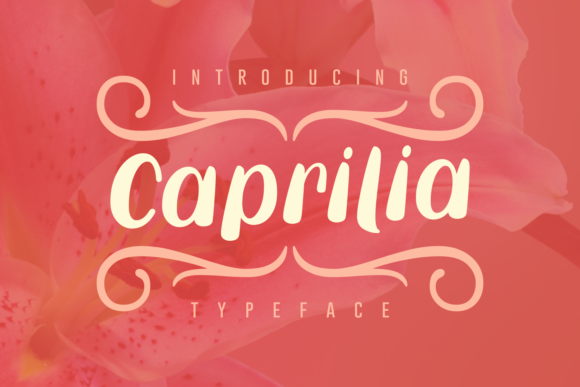 Caprilia Font Review: A Bold Handwritten Typeface for Creative Branding
