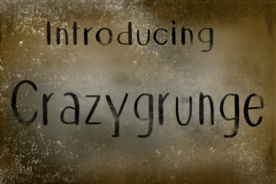 Crazygrunge Font: A Spooky Script for Bold Craft Projects