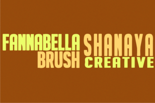 Fannabella Font: Elevate Your Brand with a Bold Script Typeface