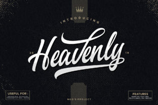 Heavenly Font: Elevate Your Brand Identity with a Premium Script Typeface