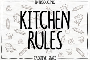 Kitchen Rules: A Handwritten Typeface for Creative Branding