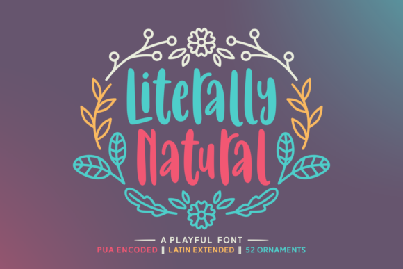 Literally Natural: The Font That Feels Like a Whisper from the Wild