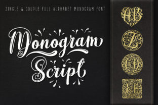 Monogram Script: A Decorative Typeface for Editorial Elegance