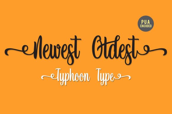 Newest Oldest Font: A Modern Script for Editorial Design