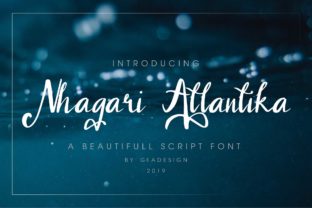 Nhagari Atlantika: A Handwritten Typeface for Editorial Elegance