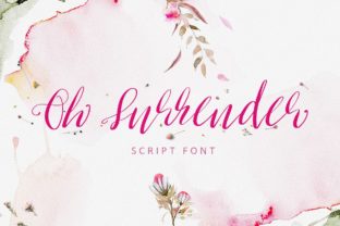 Oh Surrender Font: A Polished Touch for Your Brand Identity