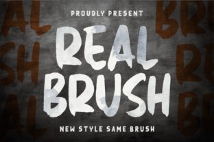 Real Brush Font: A Modern Script for Editorial Design