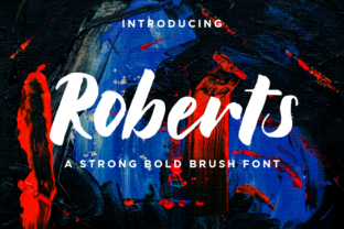 Roberts Font: A Bold Script That Elevates Your Campaign Visuals