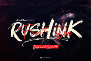 Rushink Duo: A Bold Typeface for Memorable Branding and Marketing