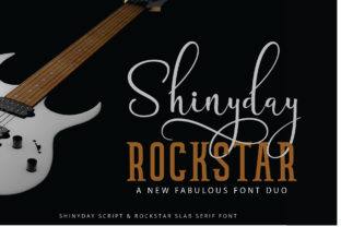 Shinyday Rockstar Duo: A Font That Elevates Your Handmade Creations