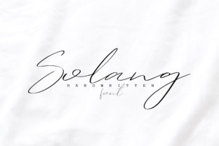Solang: A Modern Handwritten Typeface for Editorial Elegance