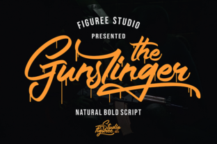 The Gunslinger Font: A Bold Script for Branding with Character