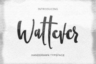 Wattever: A Script Font for Effortless Elegance