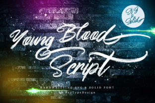 Young Blood: A Handwritten Script Font That Brings Your Crafts to Life